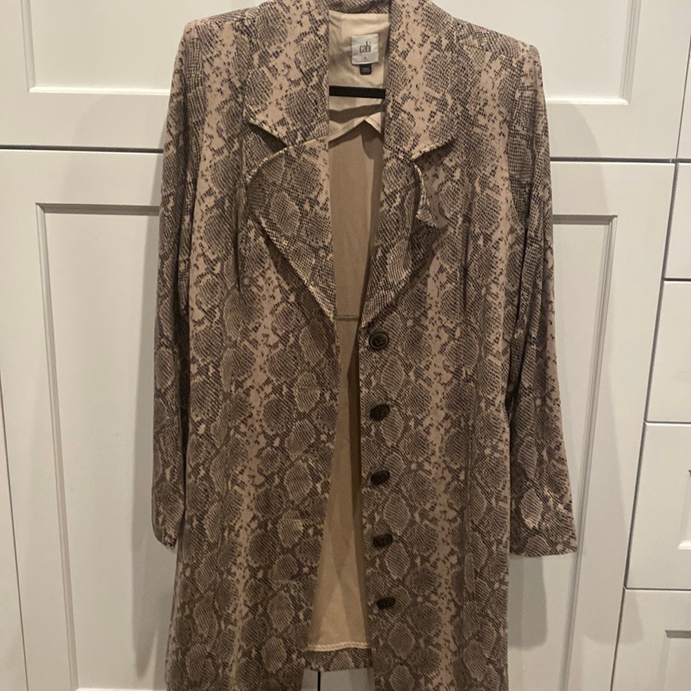 The king cobra coat from the fall cabi 2022 collection